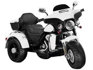 Vaikiškas elektrinis motociklas PA0254, baltas цена и информация | Электромобили для детей | pigu.lt