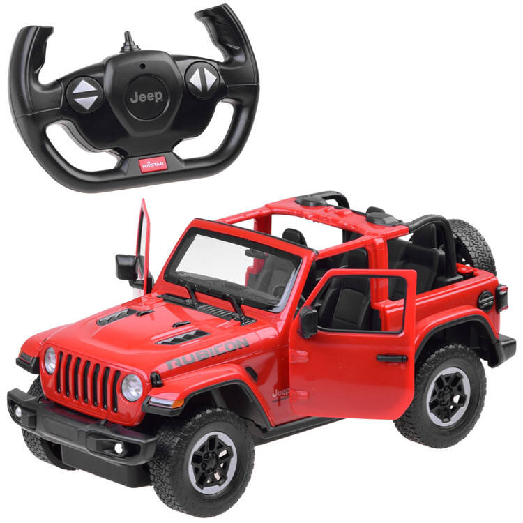 Jeep Rubicon visureigis rastar RC0581 цена и информация | Žaislai berniukams | pigu.lt