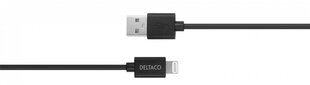 Deltaco IPLH-411, USB-Lightning, 1m цена и информация | Кабели для телефонов | pigu.lt