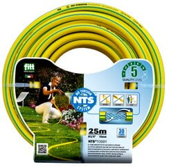 Садовый шланг 4-х слойный, армированный, Garden hose NTS TOBBY 1/2" - 15 м цена и информация | Оборудование для полива | pigu.lt