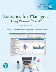 Statistics for Managers Using Microsoft Excel, Global Edition: Statistics for Managers Using Microsoft Excel 9th edition kaina ir informacija | Ekonomikos knygos | pigu.lt