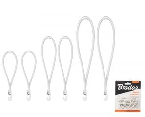 Guminių kabliukų komplektas Bungee Cord Hook, 18cm / 25cm / 40cm kaina ir informacija | Sodo įrankiai | pigu.lt