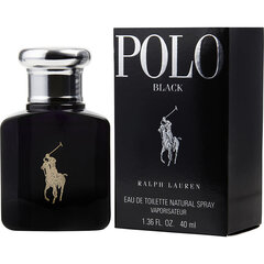 Ralph Lauren Polo Black EDT для мужчин 40 мл цена и информация | Мужские духи | pigu.lt