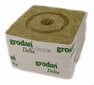 Grodan Rockwool auginimo kubas 100x100x65mm ø20mm kaina ir informacija | Vazonėliai daiginimui ir persodinimui | pigu.lt