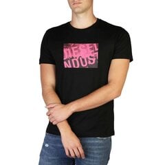 Marškinėliai vyrams Diesel TDIEGOSK16A020700AAXJ 369539, juodi цена и информация | Мужские футболки | pigu.lt