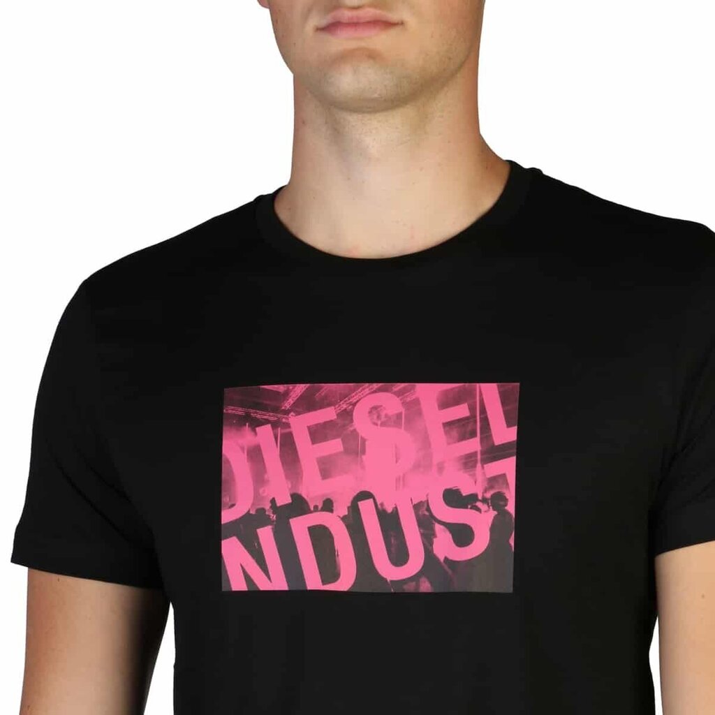 Marškinėliai vyrams Diesel TDIEGOSK16A020700AAXJ 369539, juodi kaina ir informacija | Vyriški marškinėliai | pigu.lt