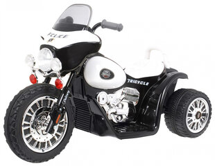 Электрический полицейский мотоцикл Harley Davidson, черный цена и информация | Электромобили для детей | pigu.lt