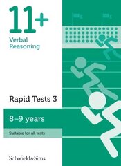 11plus Verbal Reasoning Rapid Tests Book 3: Year 4, Ages 8-9 2nd edition цена и информация | Книги для подростков и молодежи | pigu.lt