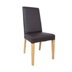 Kėdė Home4You Pau, ruda kaina ir informacija | Virtuvės ir valgomojo kėdės | pigu.lt