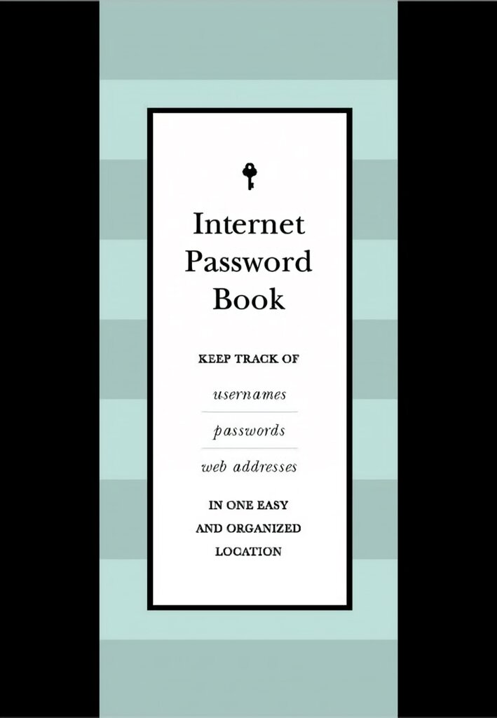 Internet Password Book: Keep Track of Usernames, Passwords, and Web Addresses in One Easy and Organized Location, Volume 9 kaina ir informacija | Ekonomikos knygos | pigu.lt