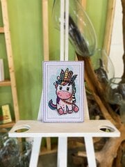 Алмазная мозаика 20x30 cm.  "Little Unicorn - The Indian" цена и информация | Алмазная мозаика | pigu.lt