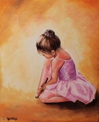 Алмазная мозаика 30x40 cm.  "Ballerina baby" цена и информация | Алмазная мозаика | pigu.lt