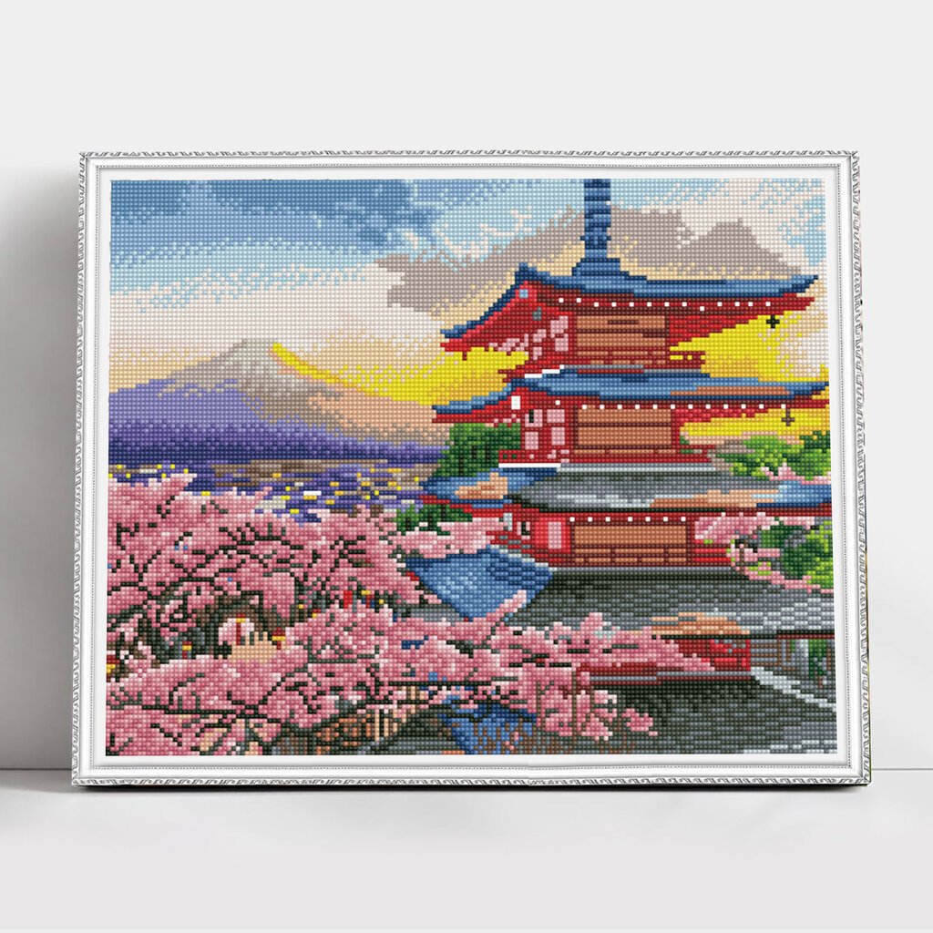 Deimantinės mozaikos rinkinys Tokijas, 40x50 cm цена и информация | Deimantinės mozaikos | pigu.lt