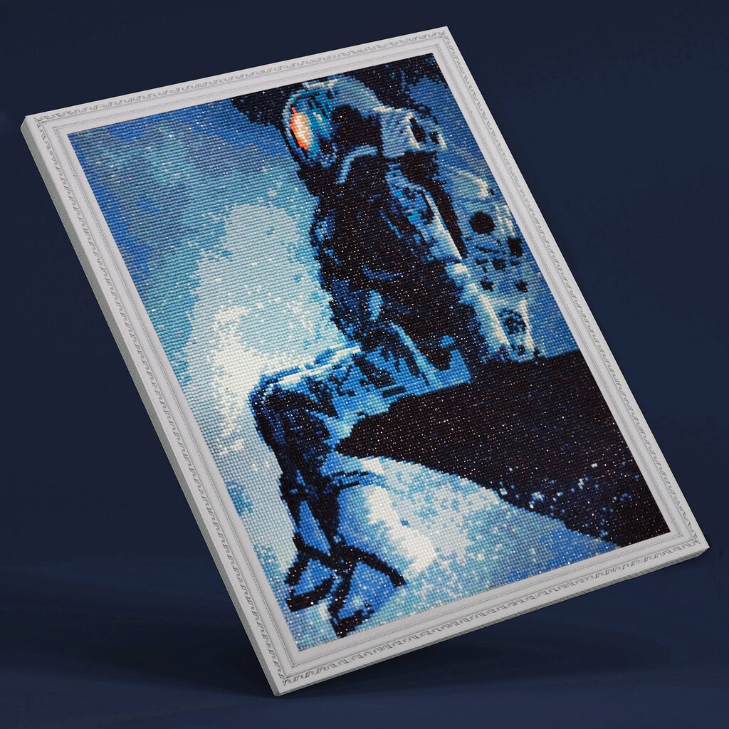 Deimantinės mozaikos rinkinys Astronautas, 40x50 cm цена и информация | Deimantinės mozaikos | pigu.lt