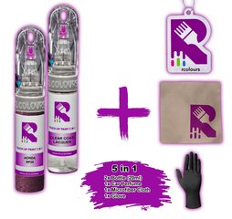 Корректор краски + лак Honda Civic Aubergine (dk currant/new dk violet) RP25, RP25P цена и информация | Автомобильная краска | pigu.lt