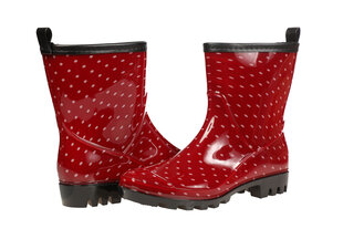 Guminiai batai Scandi 25151, raudoni kaina ir informacija | Guminiai batai moterims | pigu.lt
