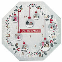 Yankee Candle Snow Globe Advento kalendorius su žvakide kaina ir informacija | Žvakės, Žvakidės | pigu.lt