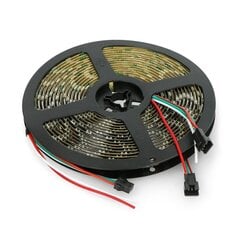 RGB LED juosta WS2812B, 5m kaina ir informacija | LED juostos | pigu.lt