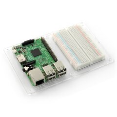 Stovas skirtas Raspberry Pi ir kontaktinei plokštei + kontaktinė plokštė 400 laukų цена и информация | Электроника с открытым кодом | pigu.lt