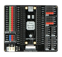 Gravity - Raspberry Pi Pico išplėtimo plokštė - DFRobot DFR0848 kaina ir informacija | Atviro kodo elektronika | pigu.lt