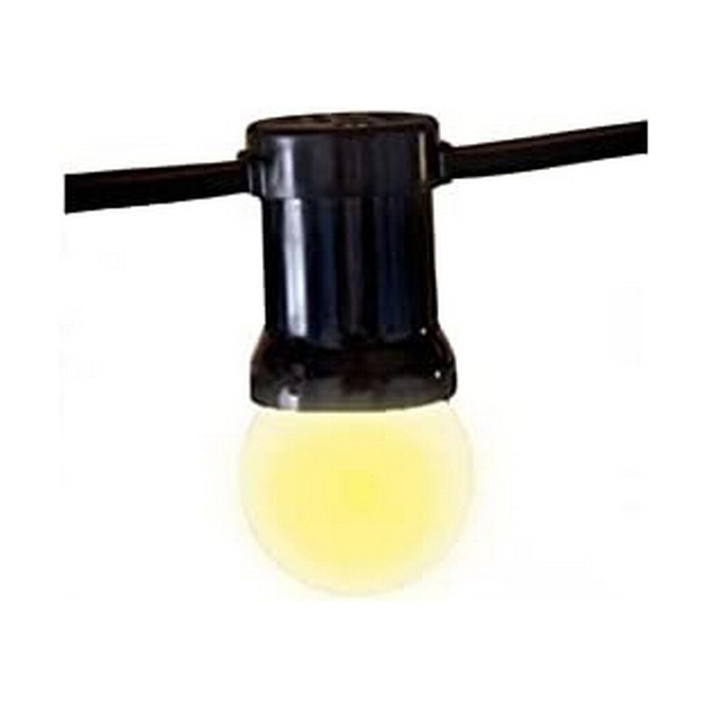 LED žibintų girlianda EDM Juoda E27 (20 m) цена и информация | Girliandos | pigu.lt