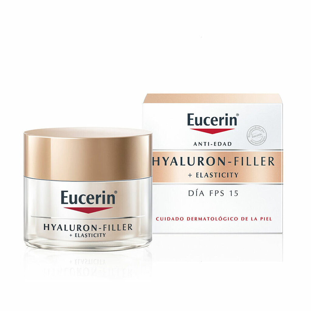 Dieninis kremas Eucerin Hyaluron Filler + Elasticity 50 ml kaina ir informacija | Veido kremai | pigu.lt