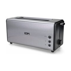 Тостер EDM 1400 W хром цена и информация | Тостеры | pigu.lt