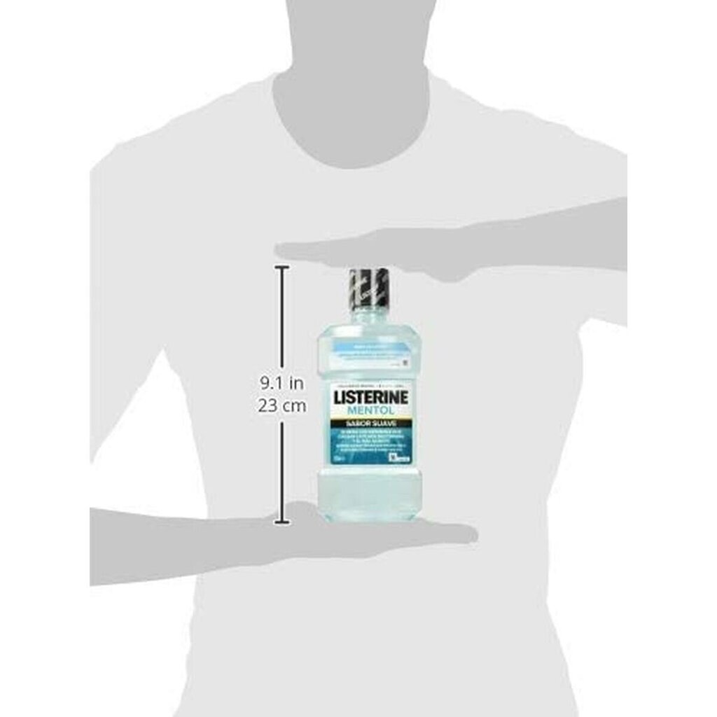 Burnos skalavimo skystis Listerine Cool Mint Zero Alcohol, 500 ml цена и информация | Dantų šepetėliai, pastos | pigu.lt