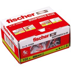 Antgaliai Fischer Duopower 555006, 100 vnt. kaina ir informacija | Mechaniniai įrankiai | pigu.lt