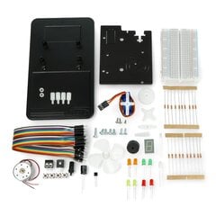 Inventor's Kit, skirtas Arduino - elektroninių dalių rinkinys - Kitronik 5313 kaina ir informacija | Atviro kodo elektronika | pigu.lt