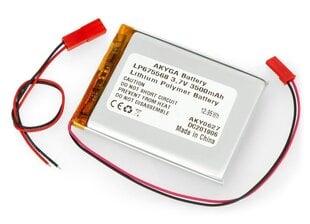 Akumuliatorius Akyga AN-15643 Li-Pol 3500mAh 1S 3.7V - JST-BEC kaina ir informacija | Akumuliatoriai | pigu.lt