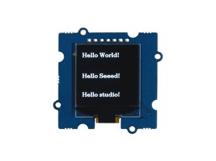 Grove - OLED 1.12” (SH1107) v3.0 128x128px SPI/I2C ekranas - Seeedstudio 104020250 kaina ir informacija | Atviro kodo elektronika | pigu.lt