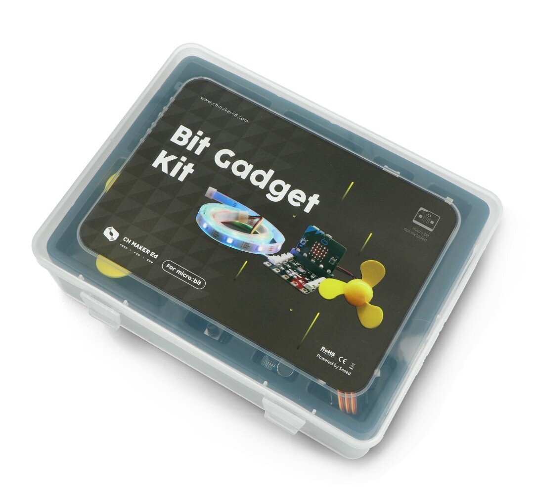 BitGadget rinkinys - Grove priedėlių rinkinys, skirtas micro:bit kaina ir informacija | Atviro kodo elektronika | pigu.lt