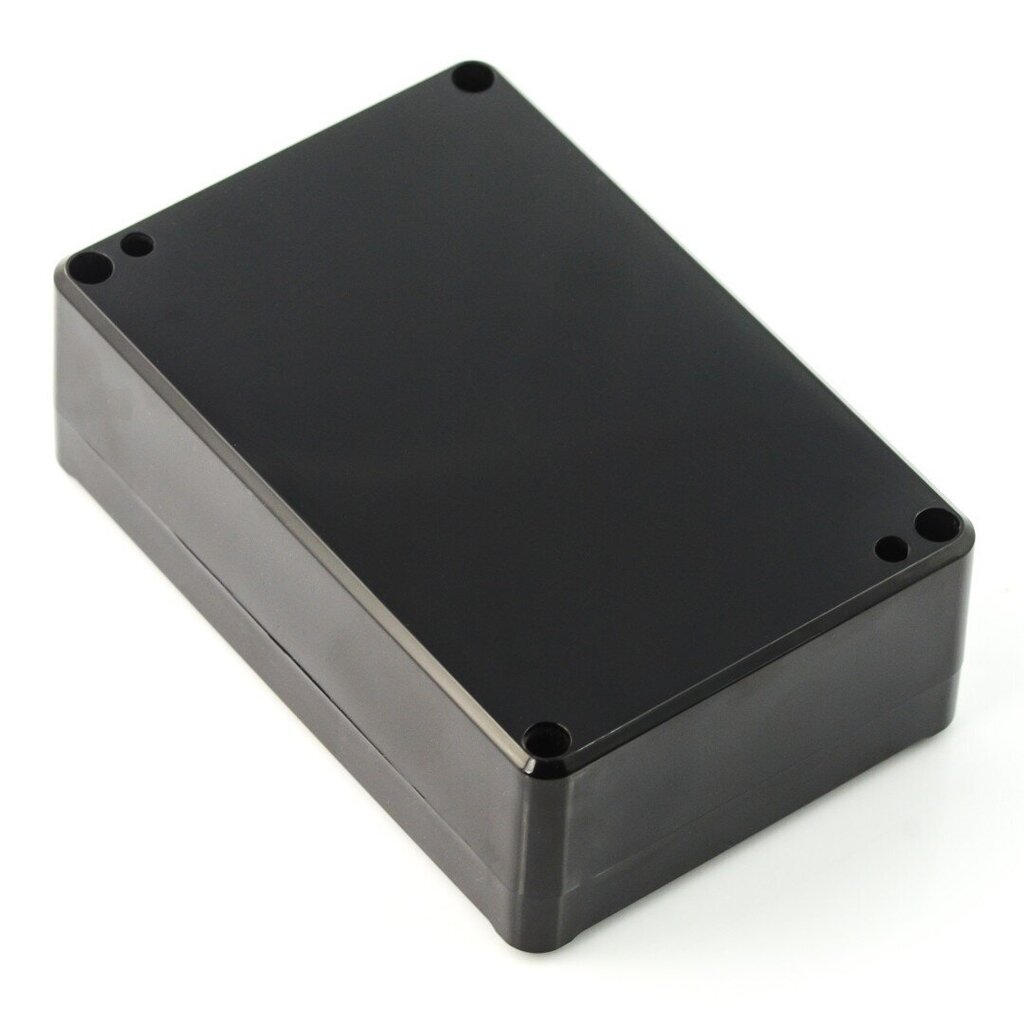 Maszczyk plastikinis dėklas 120x80x41mm, juodas kaina ir informacija | Daiktadėžės | pigu.lt