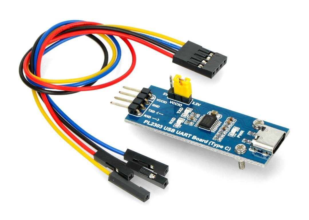 USB-UART TTL konverteris PL2303 - USB tipo C lizdas - Waveshare 20645 цена  | pigu.lt