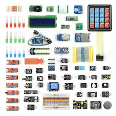 Jutiklių ir modulių rinkinys + dėžutė - 65 elementai kaina ir informacija | Atviro kodo elektronika | pigu.lt