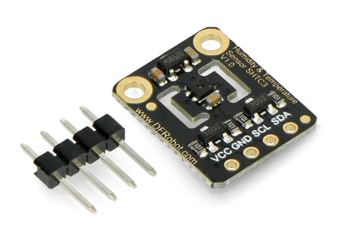 Temperatūros ir drėgmės jutiklis DFRobot SEN0414 Fermion SHTC3 I2C kaina ir informacija | Meteorologinės stotelės, termometrai | pigu.lt