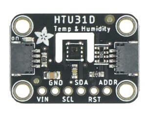 Skaitmeninis temperatūros ir drėgmės jutiklis, HTU31-D, Stemma QT/Qwiic, Adafruit 4832 цена и информация | Метеорологические станции, термометры | pigu.lt