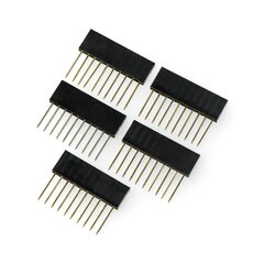 Karpomas lizdas 1x10 Arduino, 5vnt. kaina ir informacija | Tvirtinimo detalės | pigu.lt