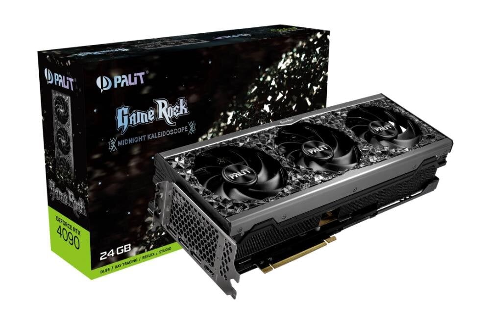 Palit GeForce RTX 4090 GameRock 24GB GDDR6X kaina ir informacija | Vaizdo plokštės (GPU) | pigu.lt