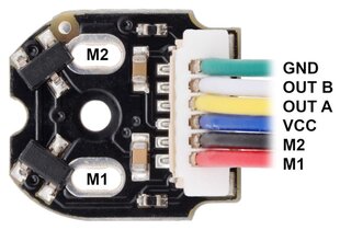 Magnetinių enkoderių rinkinys mikro varikliams, Top-Entry jungtis, 2.7–18V, x2, Pololu 4760 kaina ir informacija | Atviro kodo elektronika | pigu.lt