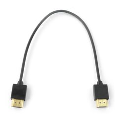 HDMI kabelis 1.4 klasė, 0.3 m kaina ir informacija | Kabeliai ir laidai | pigu.lt