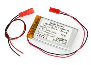 Akumuliatorius Akyga Li-Pol 1100mAh 1S 3.7V kaina ir informacija | Akumuliatoriai | pigu.lt