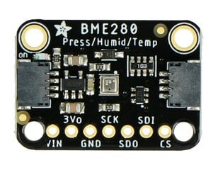 Drėgmės, temperatūros ir slėgio jutiklis Adafruit 2652 BME280 цена и информация | Метеорологические станции, термометры | pigu.lt