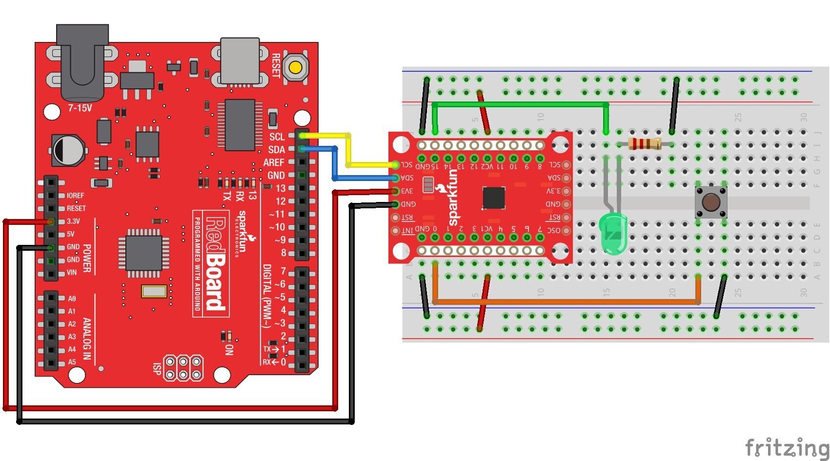 Išplėtimas 16 I/O GPIO SX1509 цена и информация | Mechaniniai įrankiai | pigu.lt