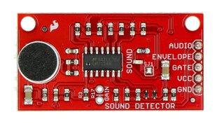 Garso detektorius, mikrofonas, lituota jungtimi, SparkFun SEN-14262 цена и информация | Электроника с открытым кодом | pigu.lt