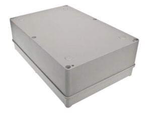 Kradex plastikinė dėžutė 283x193x96mm šviesiai pilka kaina ir informacija | Daiktadėžės | pigu.lt