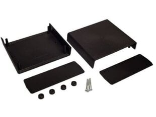 Kradex plastikinė dėžutė Z4A139x159x59mm juoda kaina ir informacija | Daiktadėžės | pigu.lt