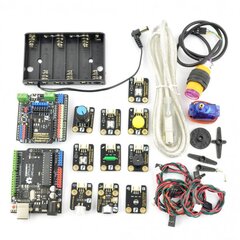 DFRobot Gravity StarterKit - startinis rinkinys su DFRduino Uno kaina ir informacija | Atviro kodo elektronika | pigu.lt