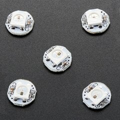 LED diodai Adafruit NeoPixel Mini PCB, RGB, 5vnt. цена и информация | Светодиодные ленты | pigu.lt